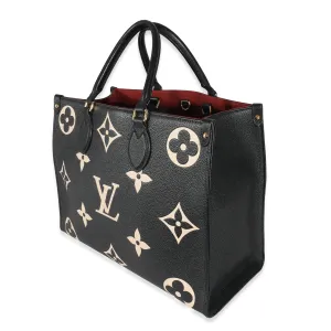 Black Beige Empreinte Monogram Giant Onthego MM