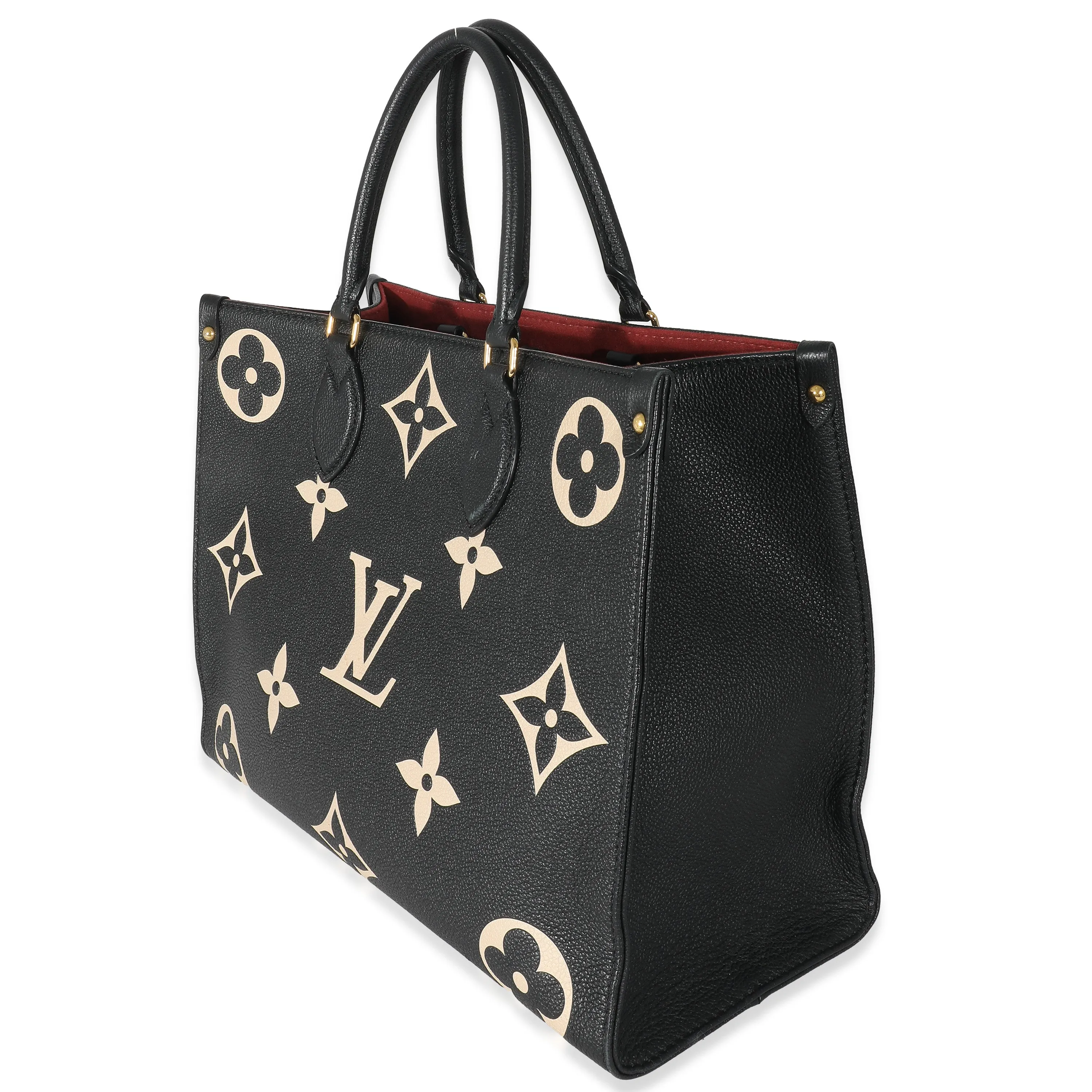 Black Beige Monogram Giant Empreinte Onthego MM