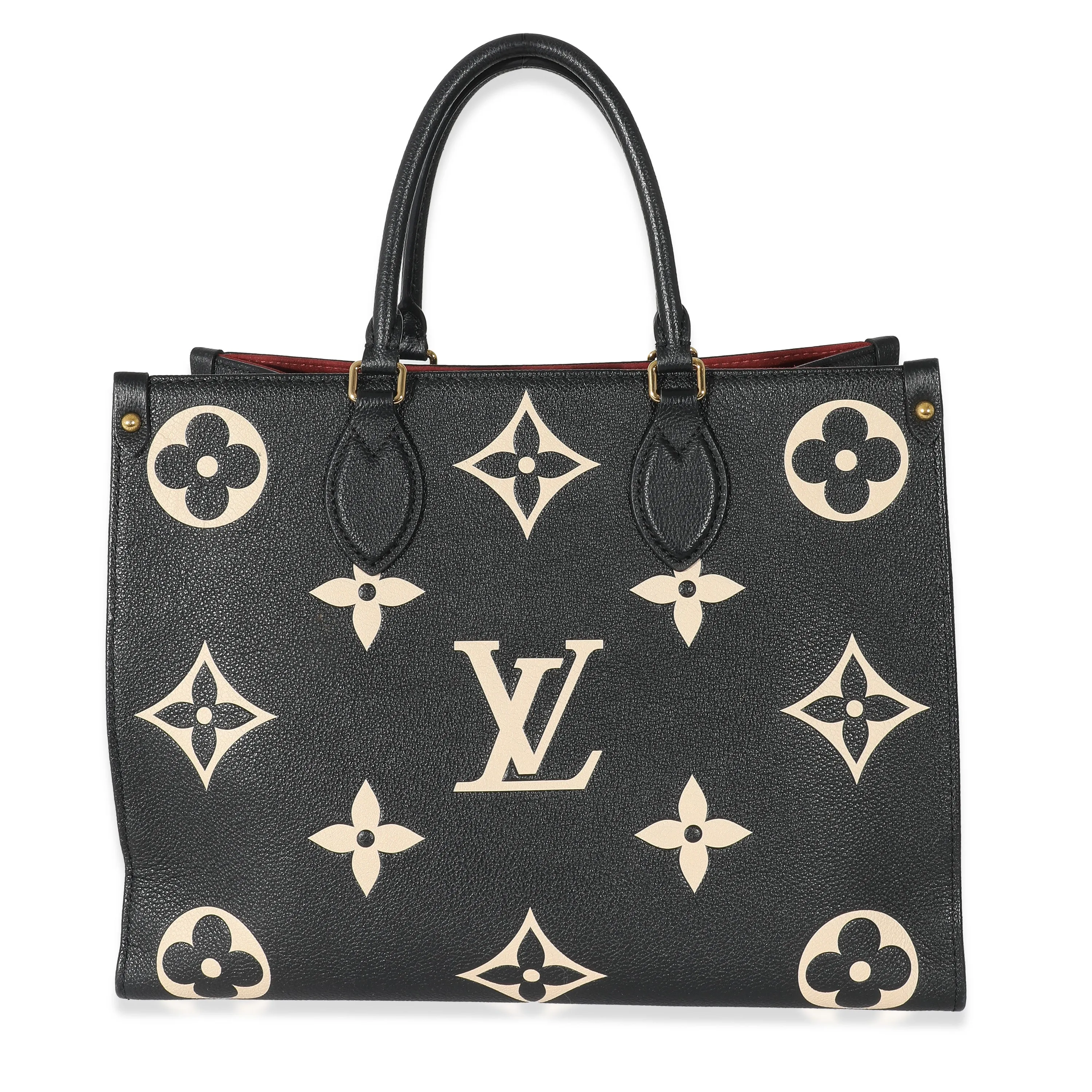 Black Beige Monogram Giant Empreinte Onthego MM