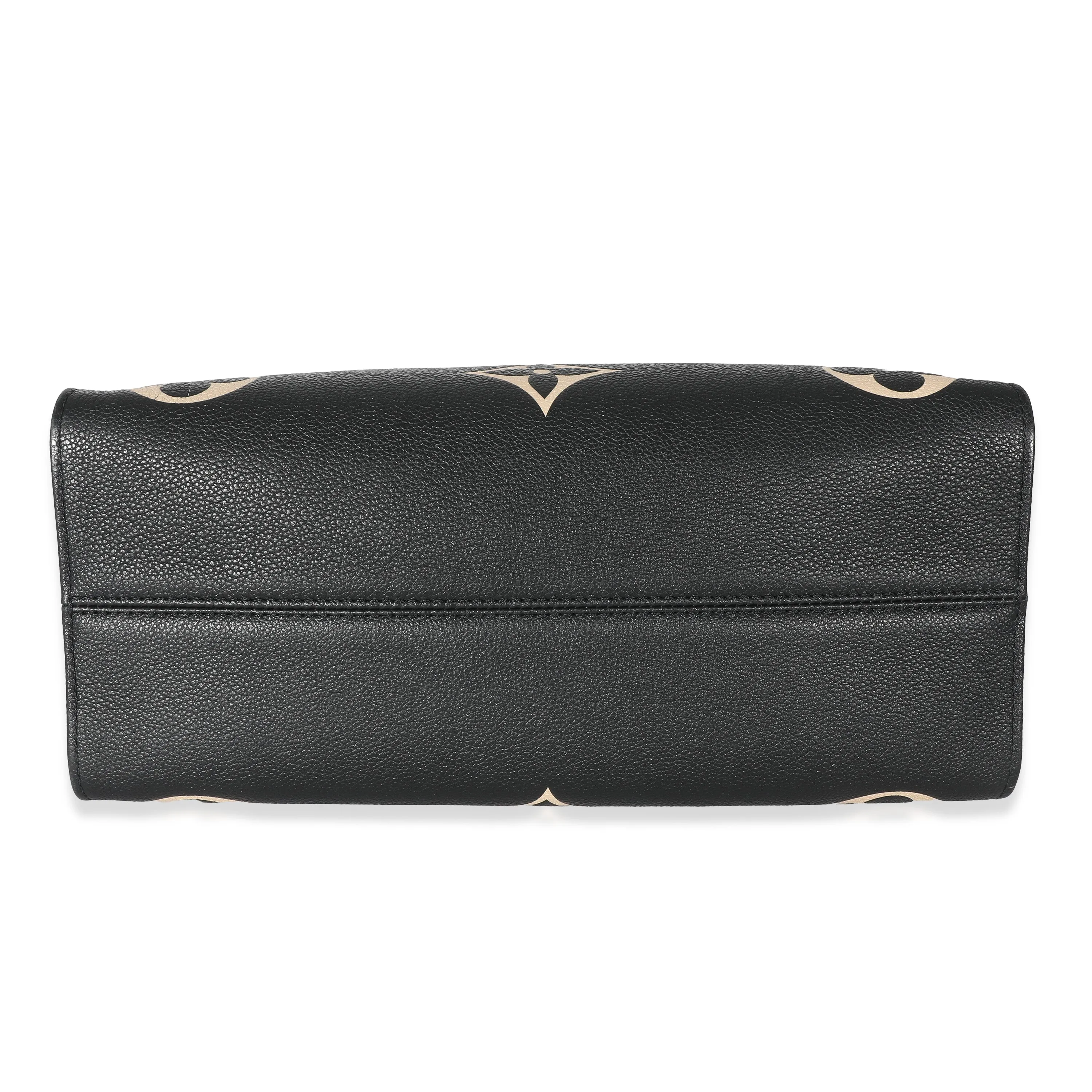 Black Beige Monogram Giant Empreinte Onthego MM