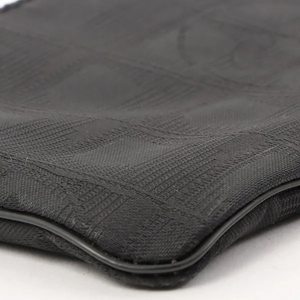 Chanel 2002 Made New Travel Line Nylon Coco Mark Pouch Black
