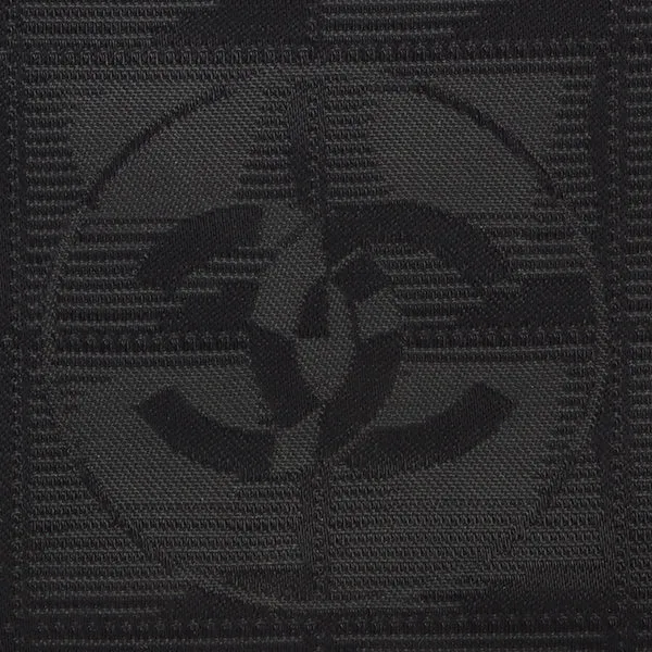 Chanel 2002 Made New Travel Line Nylon Coco Mark Pouch Black