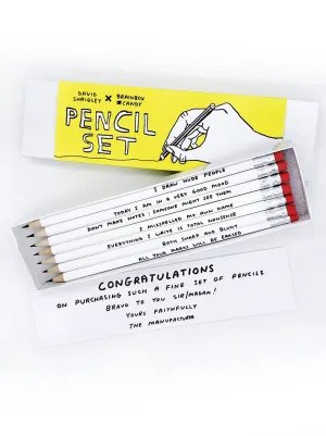 David Shrigley Pencil Set