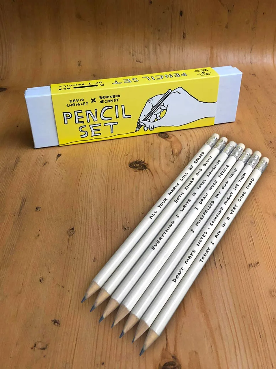 David Shrigley Pencil Set