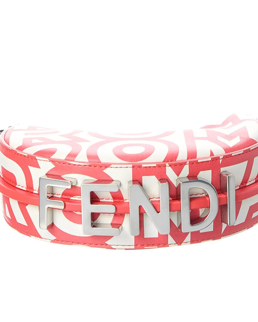 FENDI Fendigraphy Nano Leather Bag Charm