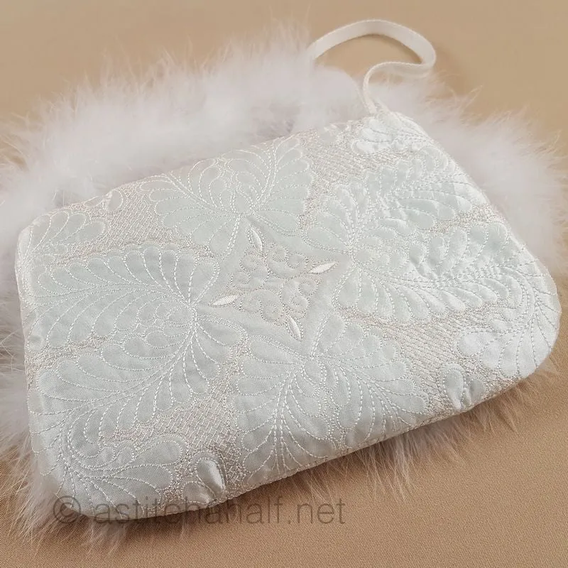 Fine Feathers ITH Wrist Purse