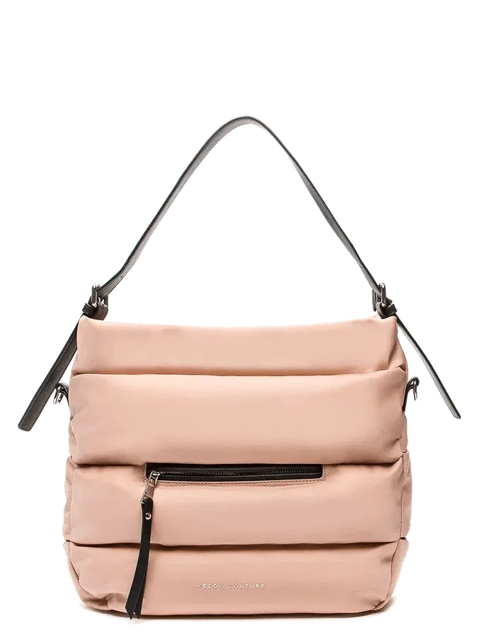 Keddo Couture Blush Pink Puffy Padded Tote Bag