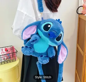 Stitch plush backpack