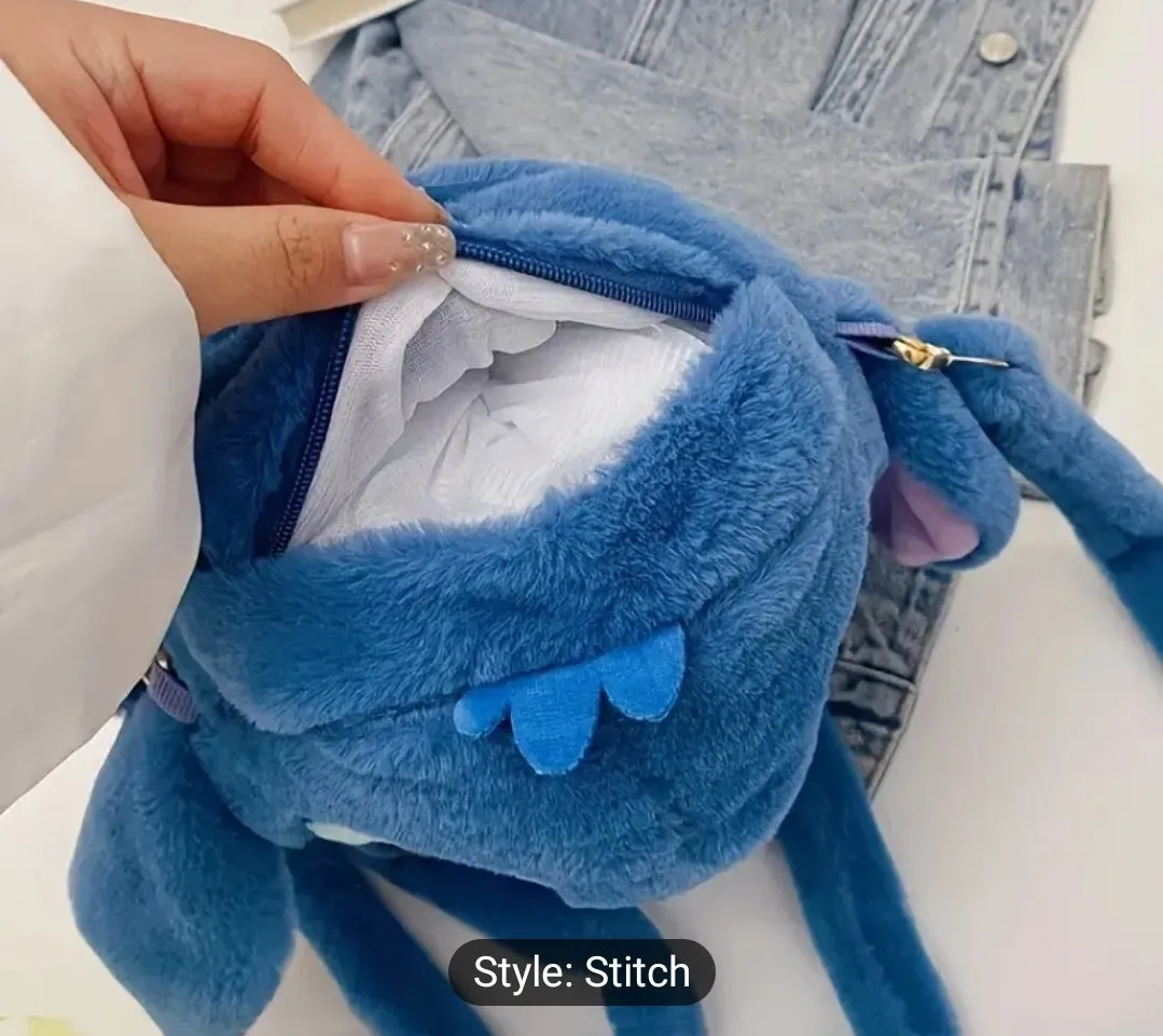 Stitch plush backpack