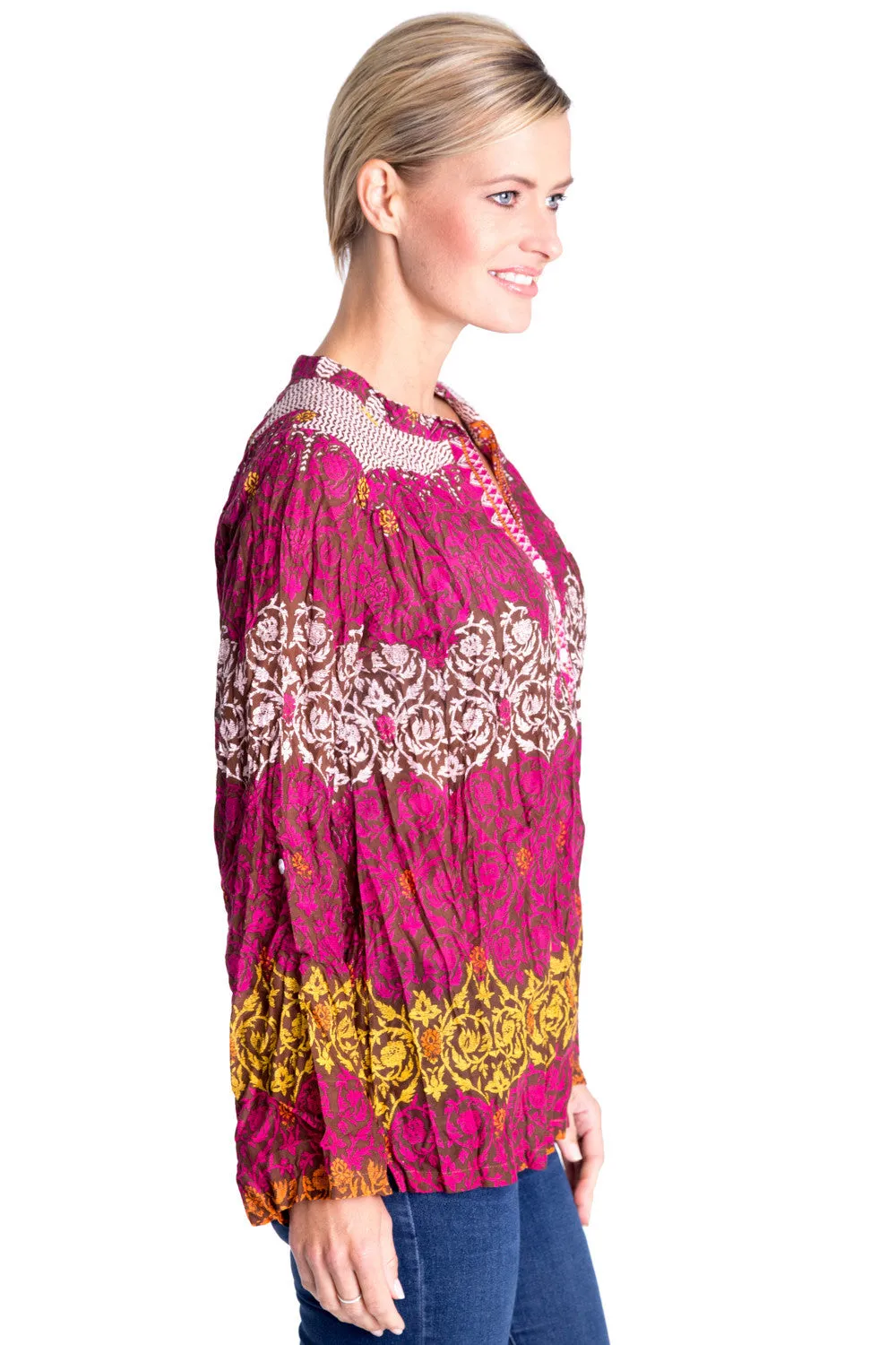 Willow Shirt in Fuchsia