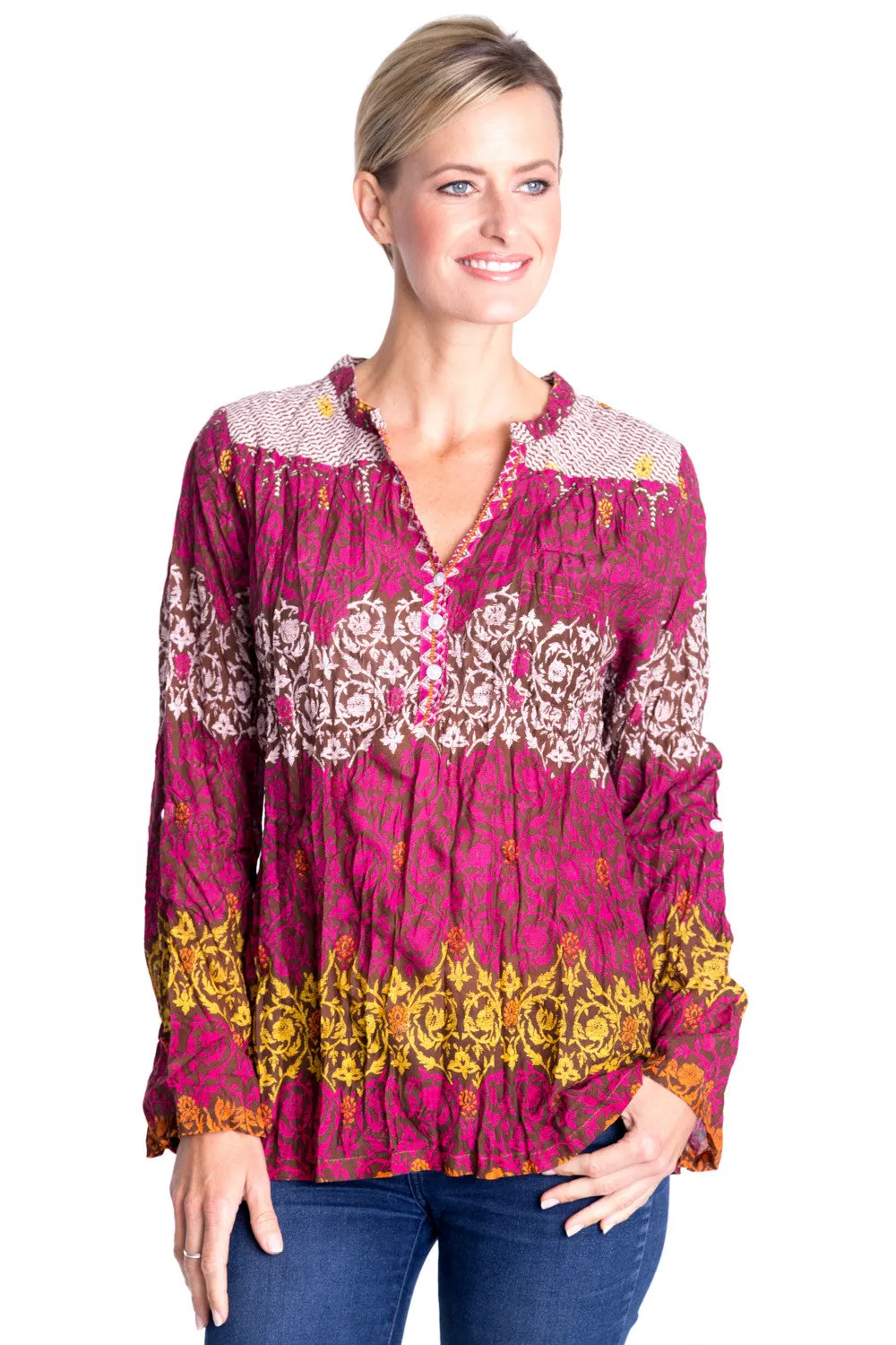 Willow Shirt in Fuchsia